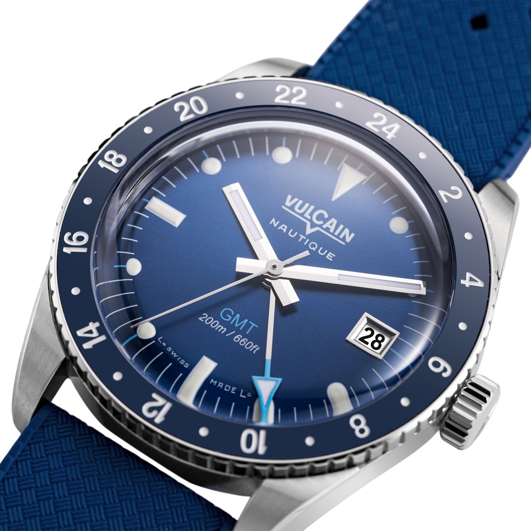 Vulcain Skindiver Nautique GMT Blue Limited Edition