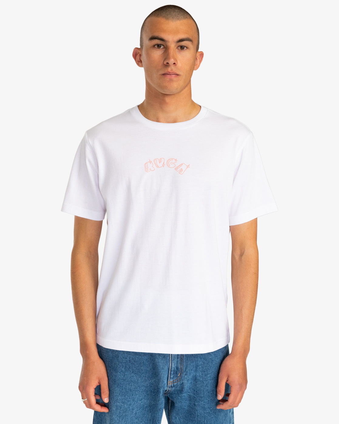 Rvca No Comply Tee White