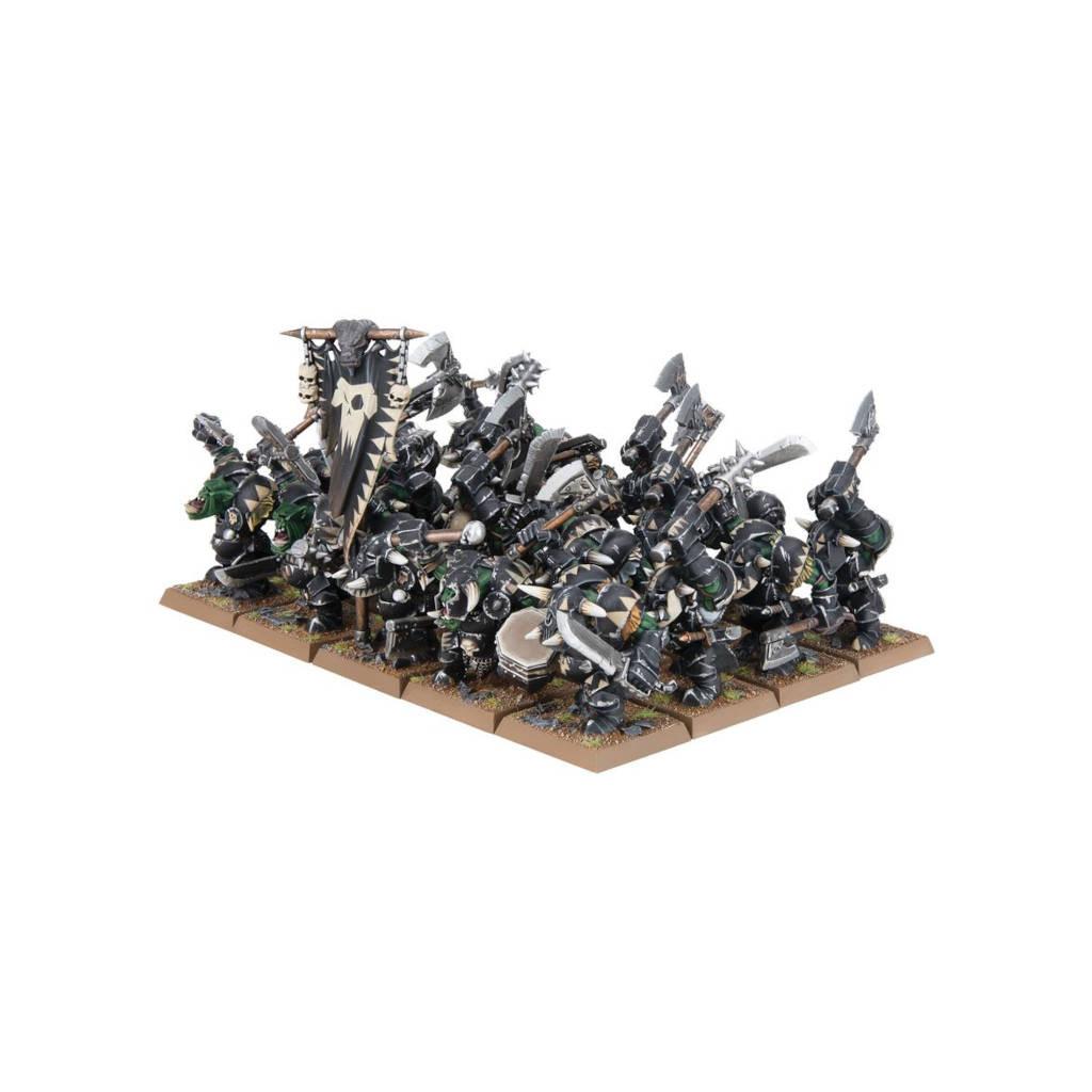 Warhammer : The Old World - Orc & Goblin Tribes - Black Orc Mob