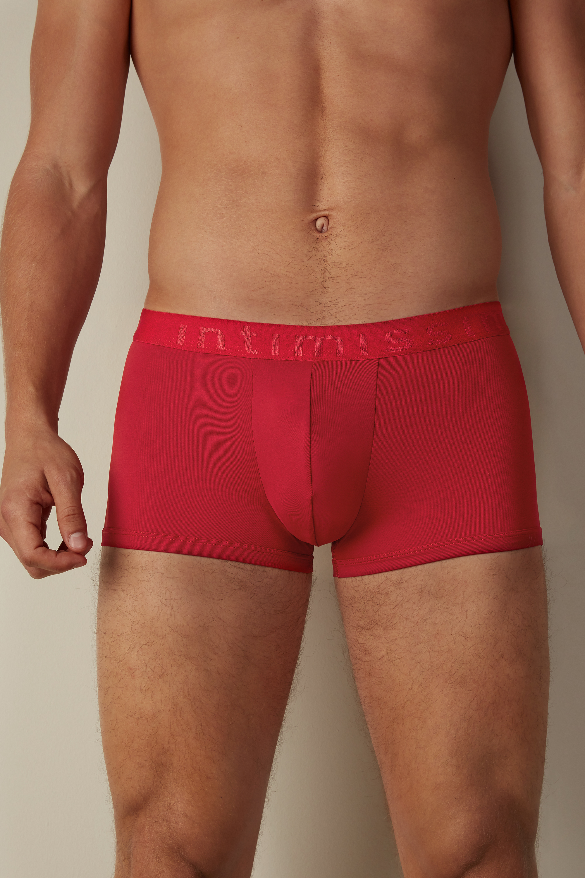 Cuecas boxer de microfibra com logotipo