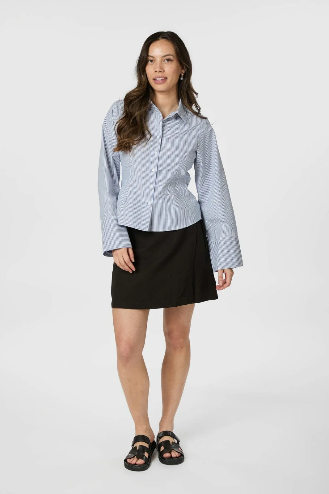 Neo Noir Rosa Double Stripe Shirt 166145