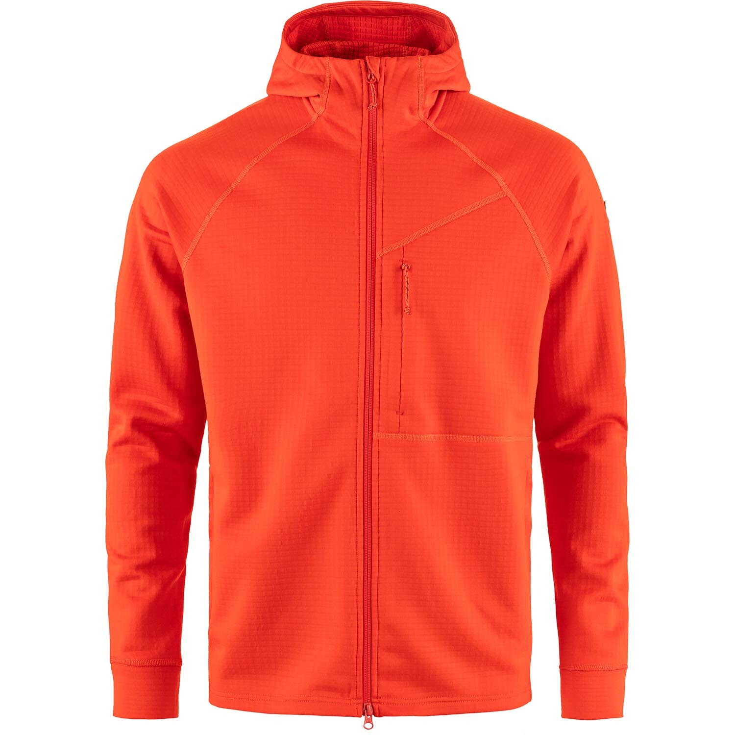 Fjällräven Mens Abisko Grid Fleece Hoodie