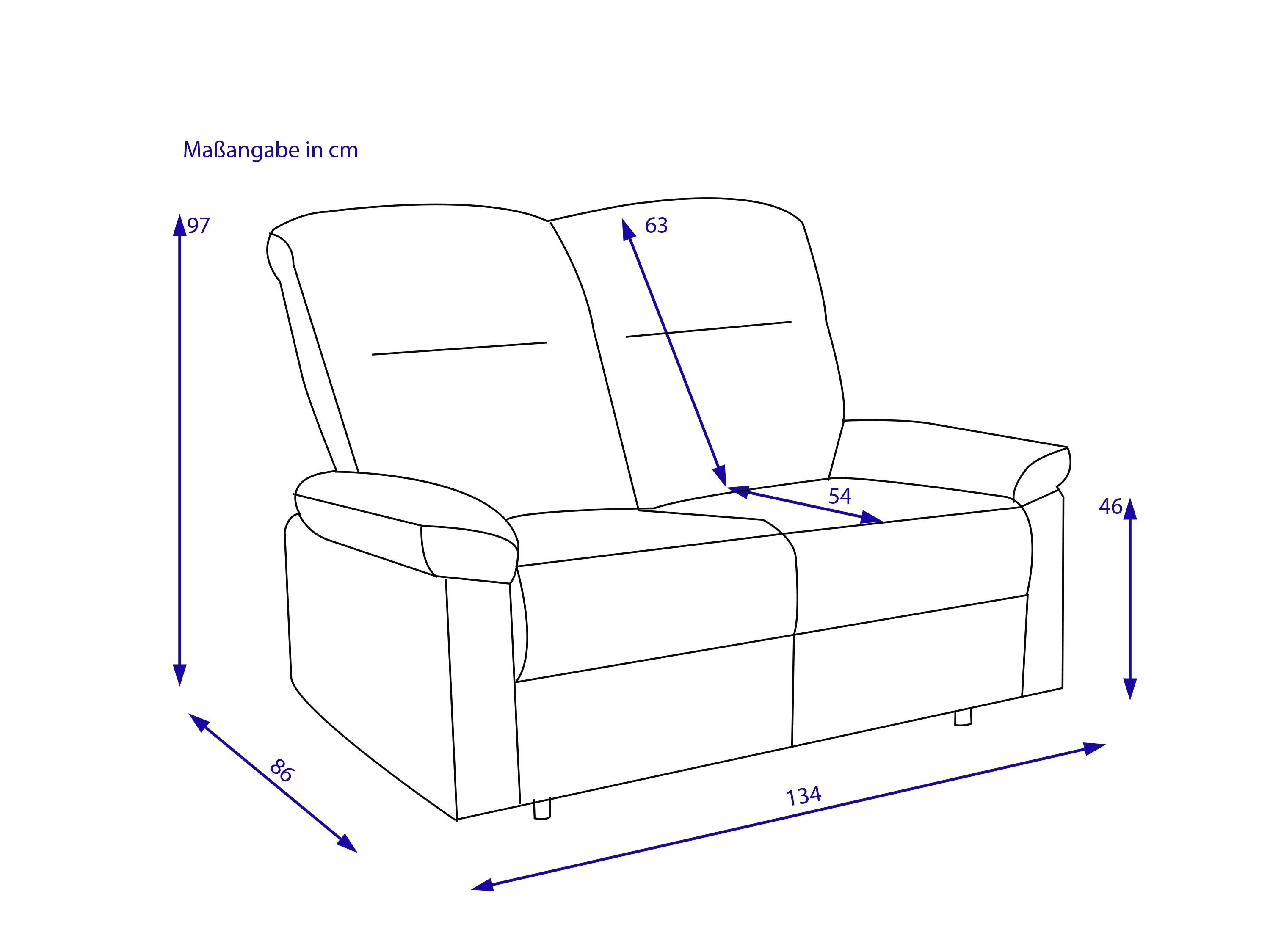 Sofa 2 Sitzer FM-3255-2