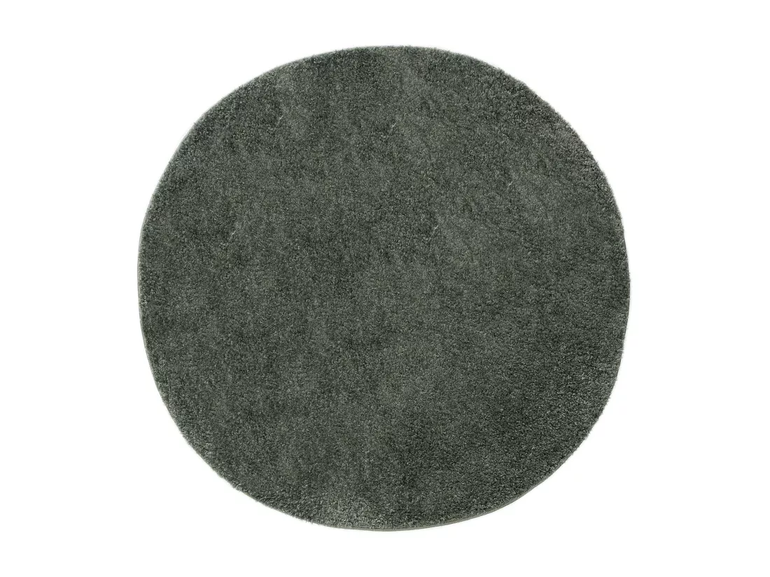 Tapis à poils longs Soho Vert clair ø 80 cm rond