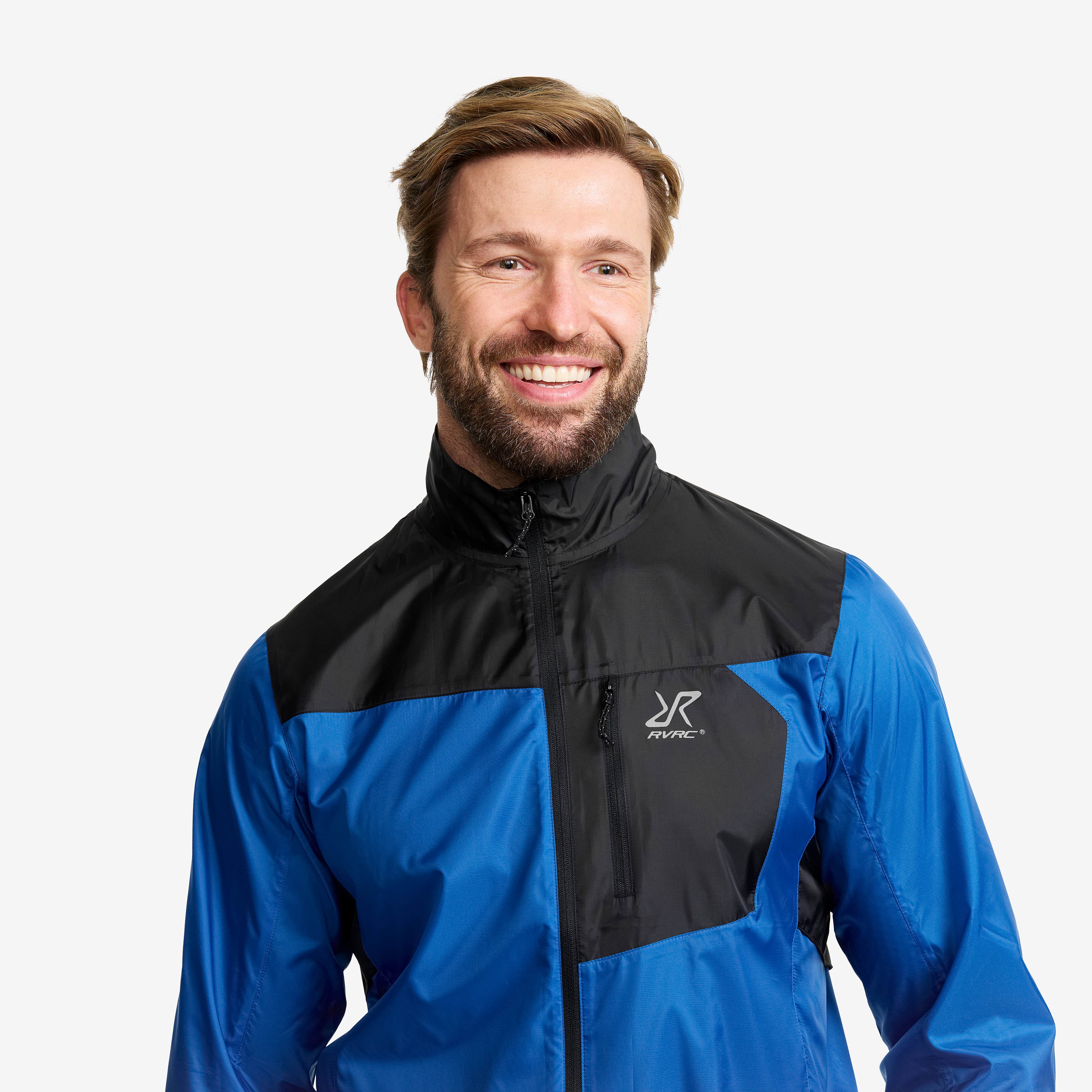Unit Light Windbreaker Herre Imperial Blue/Black