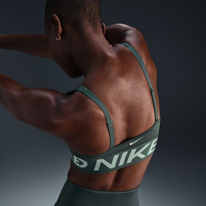 Nike Dame BH Pro Indy Plunge MS Bra Grøn