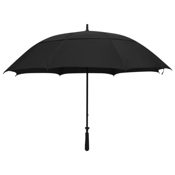 vidaXL Paraply svart 130 cm
