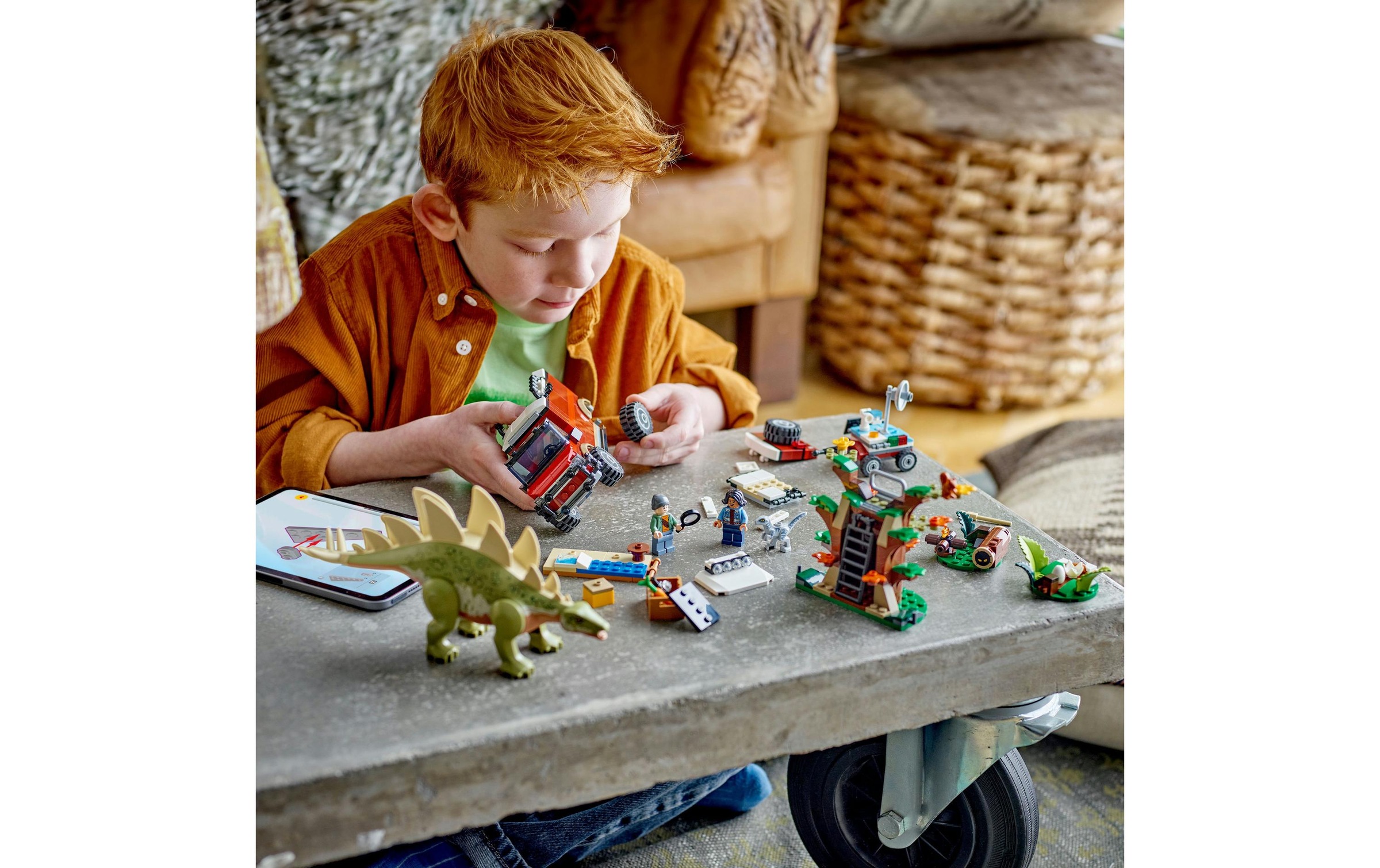 LEGO® Konstruktionsspielsteine »Jurassic World Entdeckung des Stegosaurus 76965«