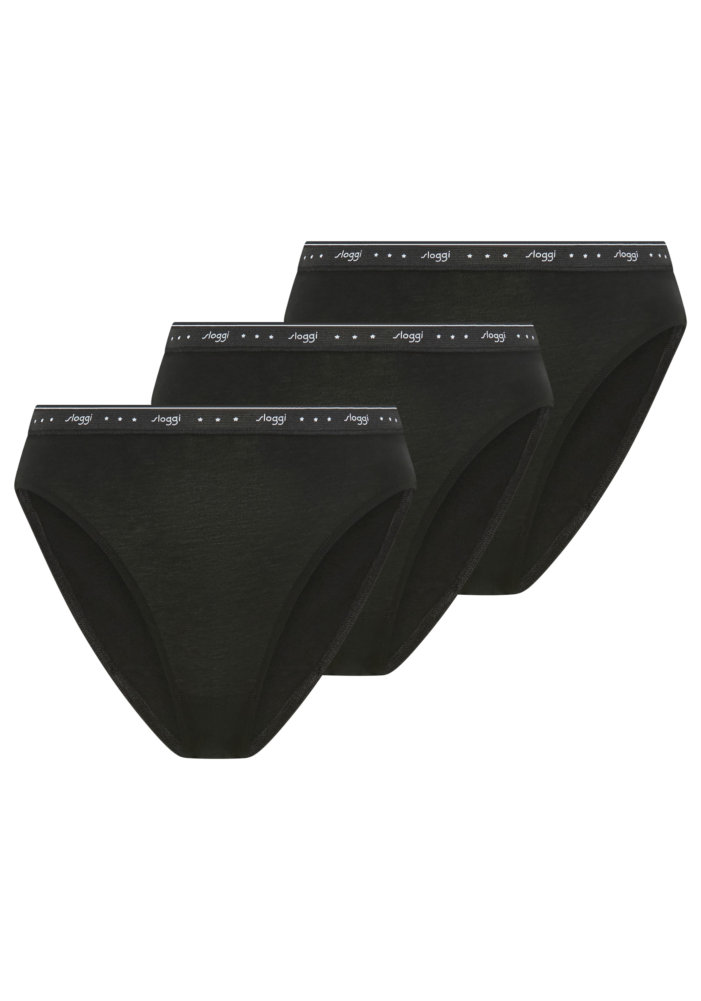 sloggi Tai-Slip »24/7 100«, elastischer Bund mit sloggi-Logo-Schriftzug