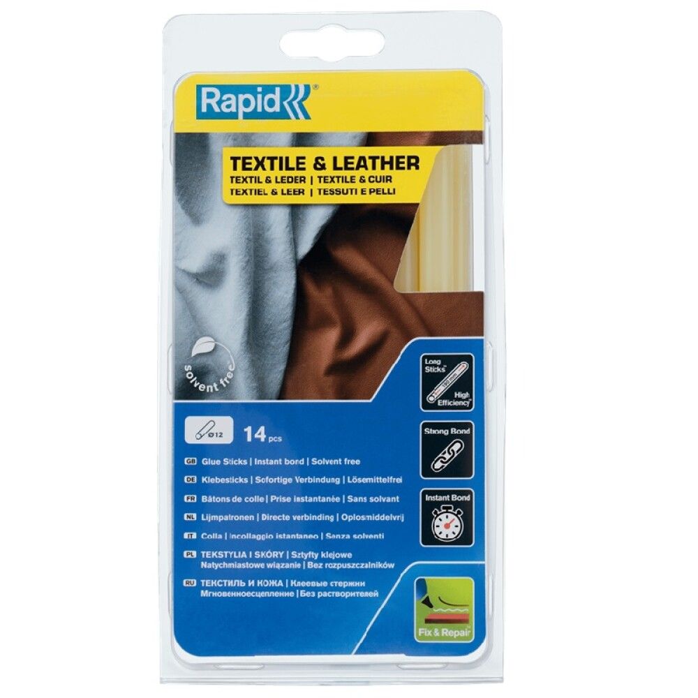 LIMPATRON RAPID TEKSTIL/LÆR 12 MM 14-PACK
