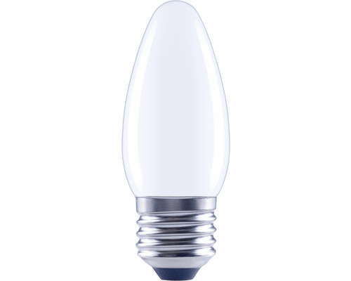 FLAIR LED kaarslamp, dimbaar, C35 E27/2,2W (25W) 250 lm 2700 K warm wit mat