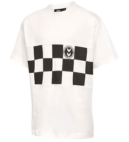 Hummel T-Shirt - hmlRunner - Marshmallow m. Print