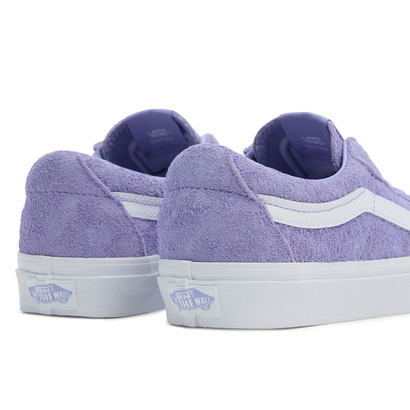 Vans Baskets en Velours de Cuir SK8-Low lavande