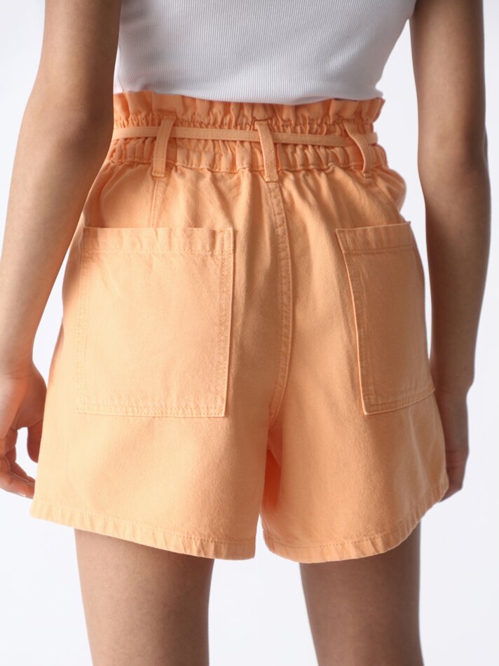 Shorts jeans folgados - Mandarim