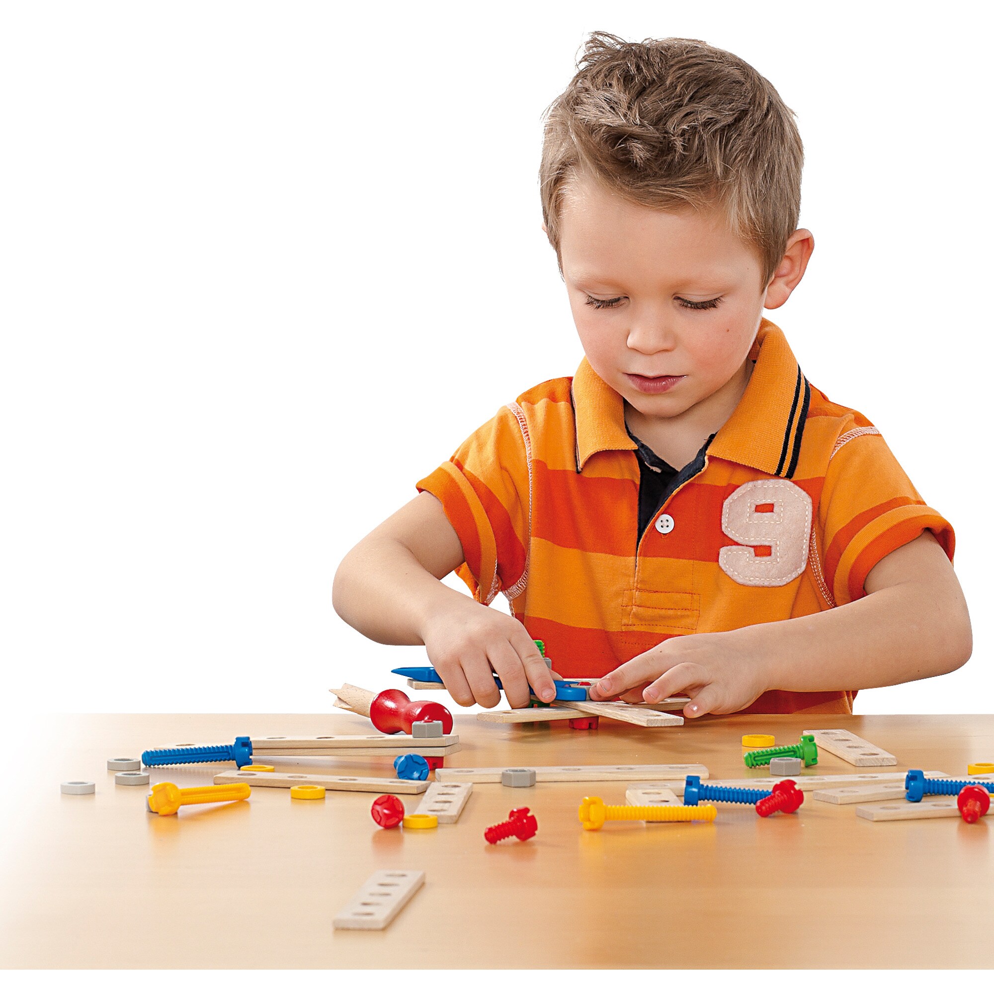 Simba Baukasten Constructor, große Lok