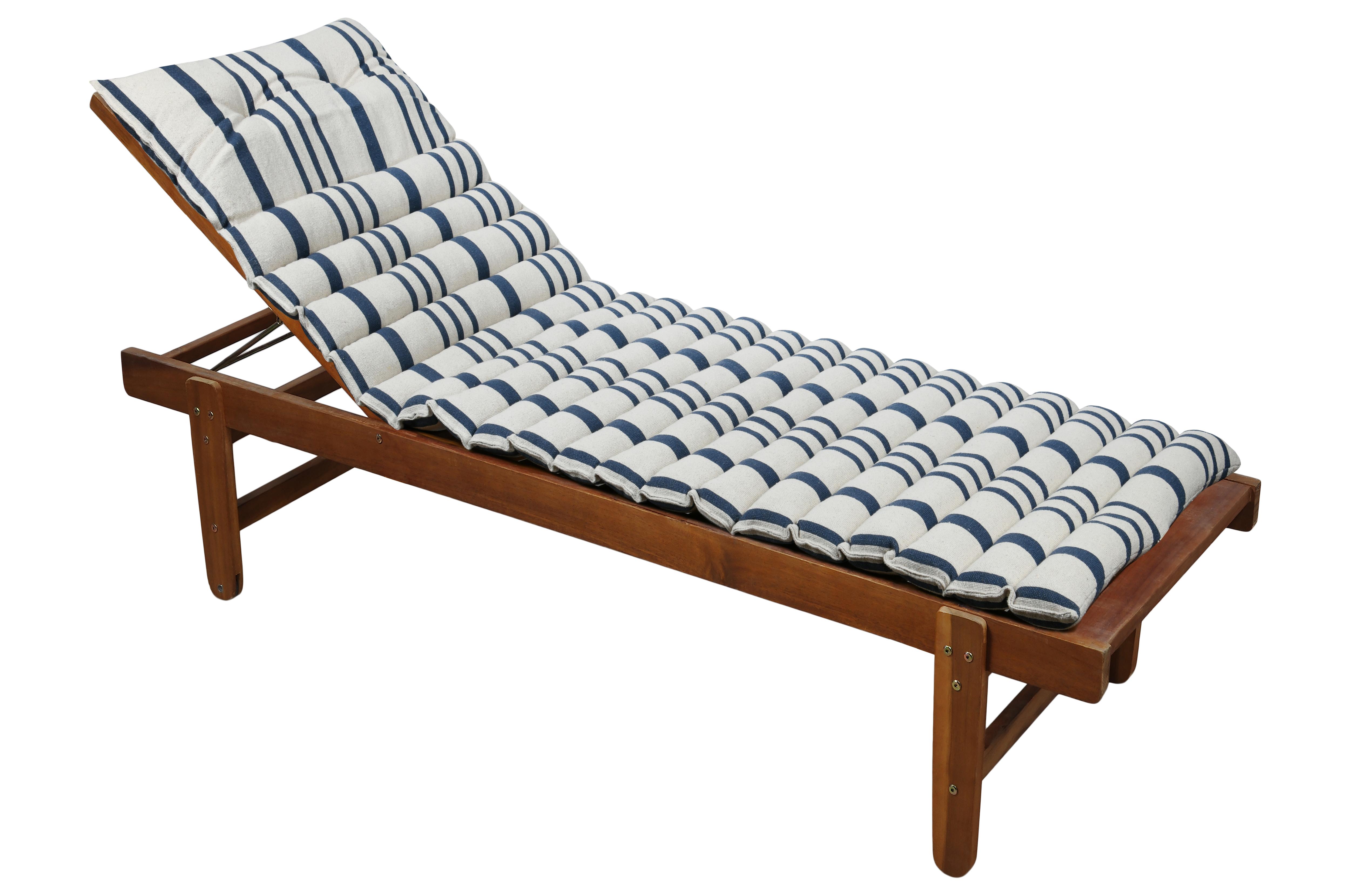 MANDUEL MATELAS BAIN SOLEIL 60X180CM MARINE