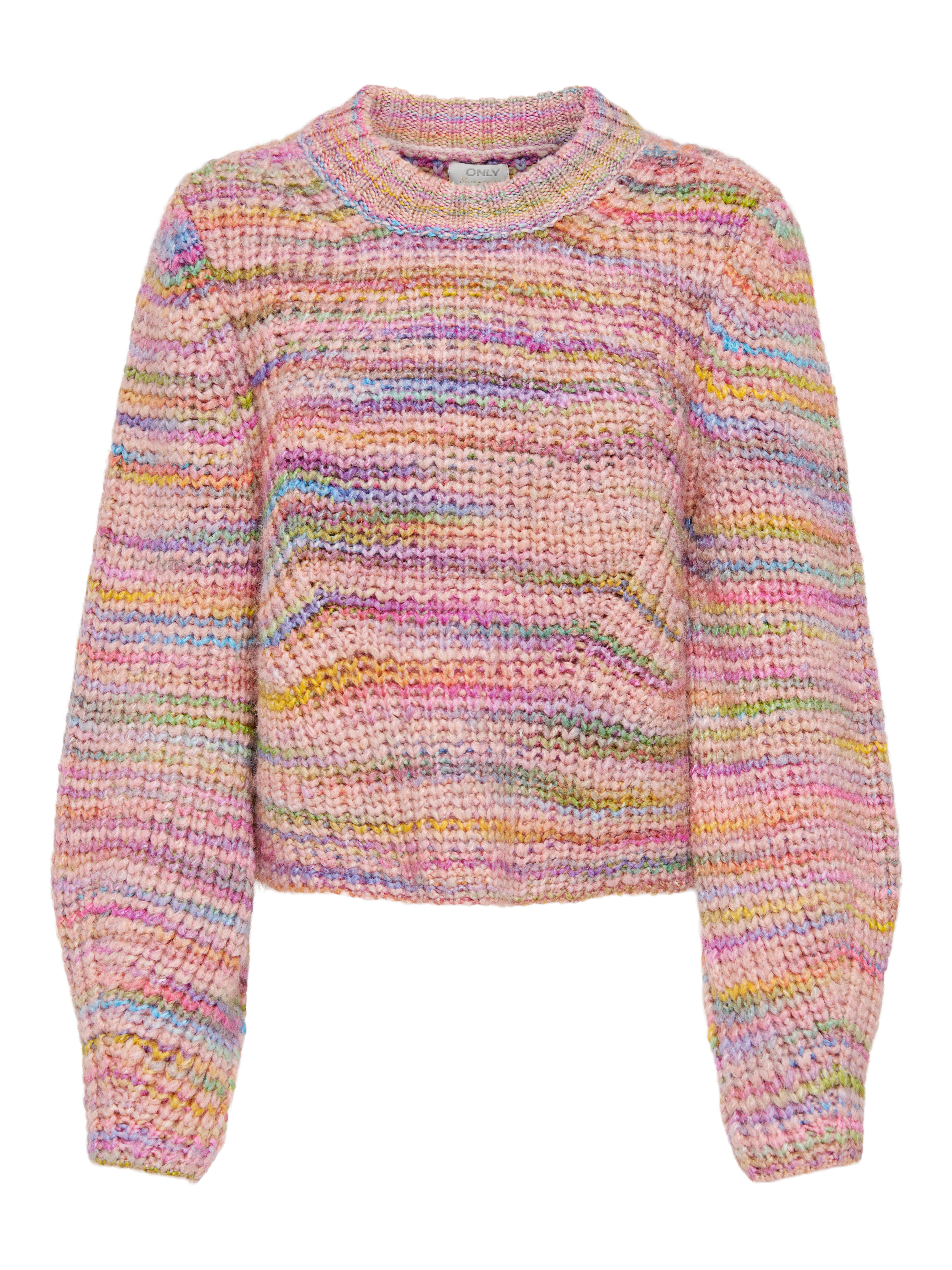ONLCARMA Strickpullover Silver Pink