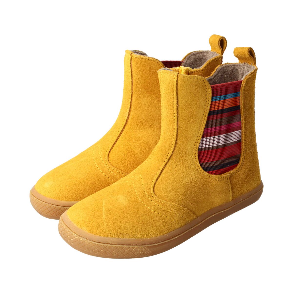 ML4110-F4 mustard CHELSEA-CITY velours fleece zipper Weite/M