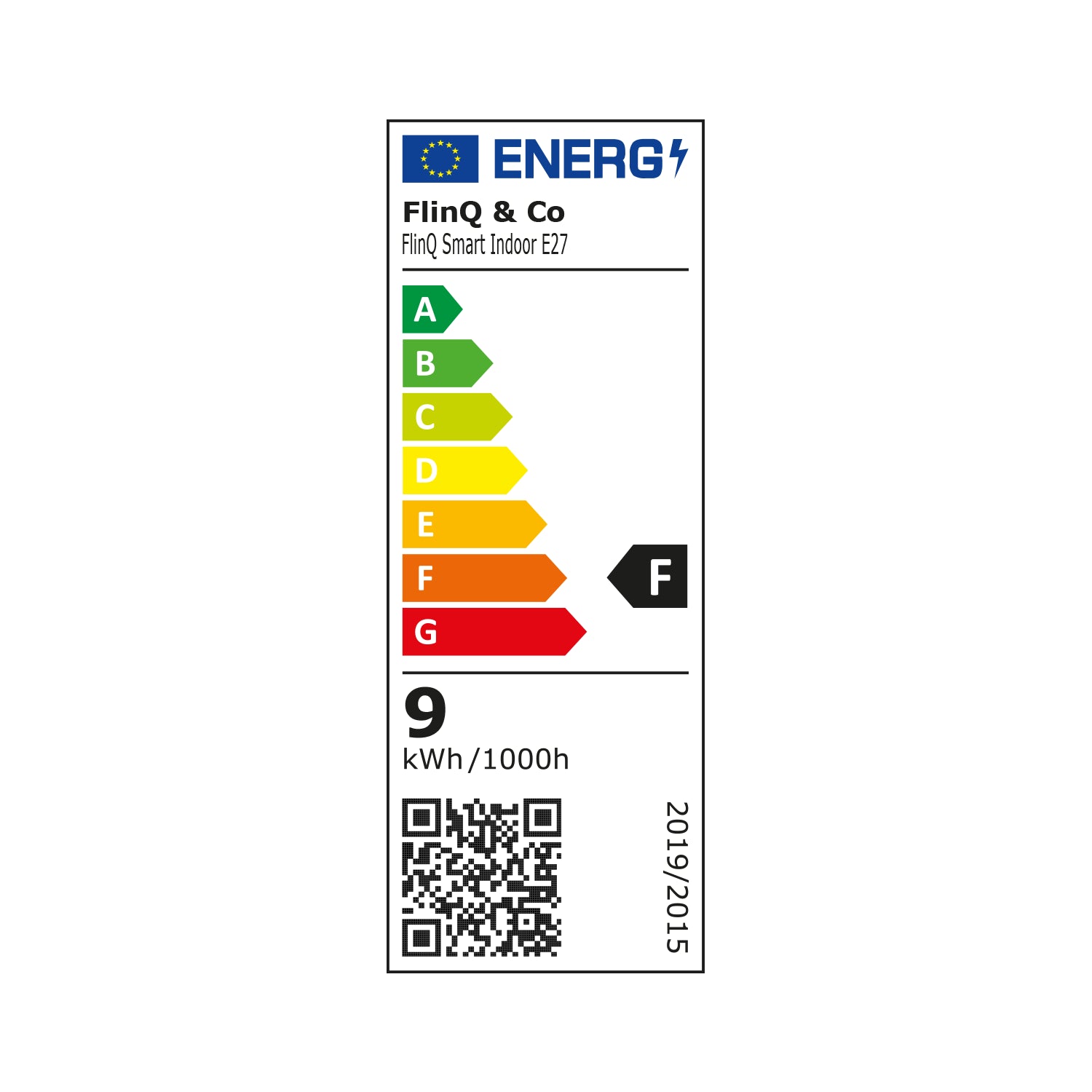 FlinQ Led Lamp Smart E27 9 Watt RGB + Wit Alexa & Google Assistant 2