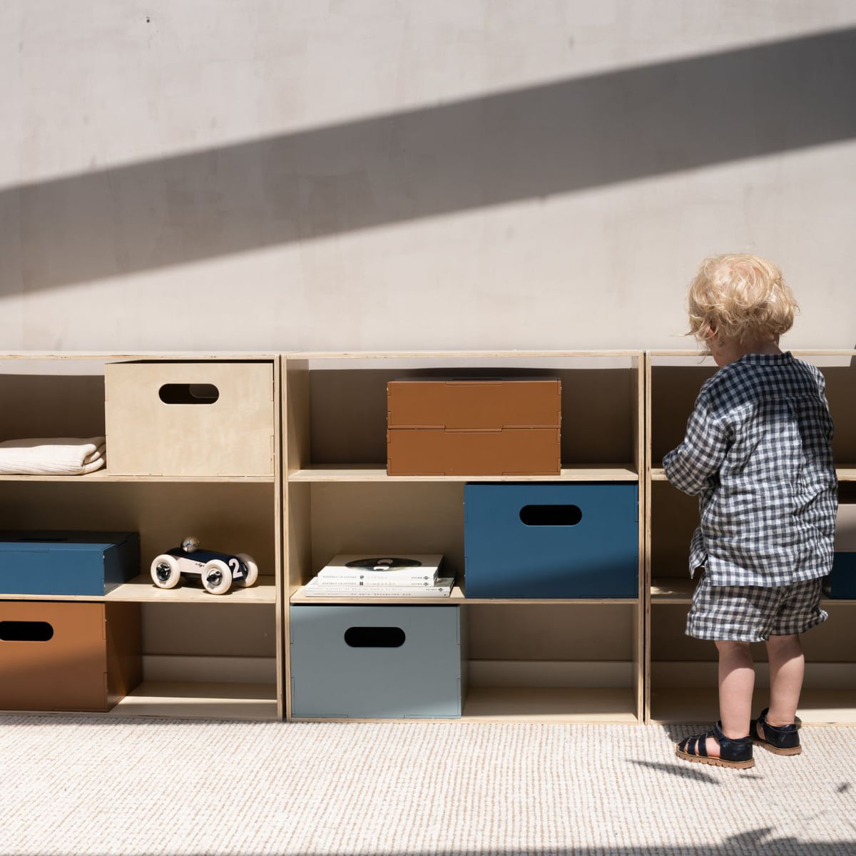 Kiddo box opbergbak beige