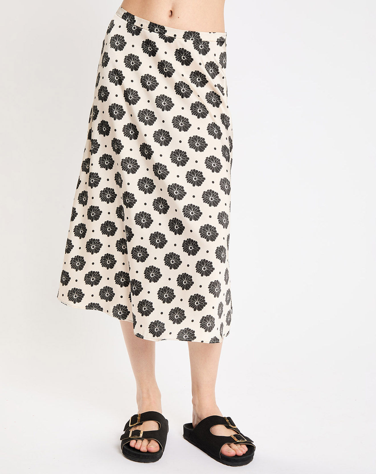 Jodhpur Jupe Rauline beige/noir