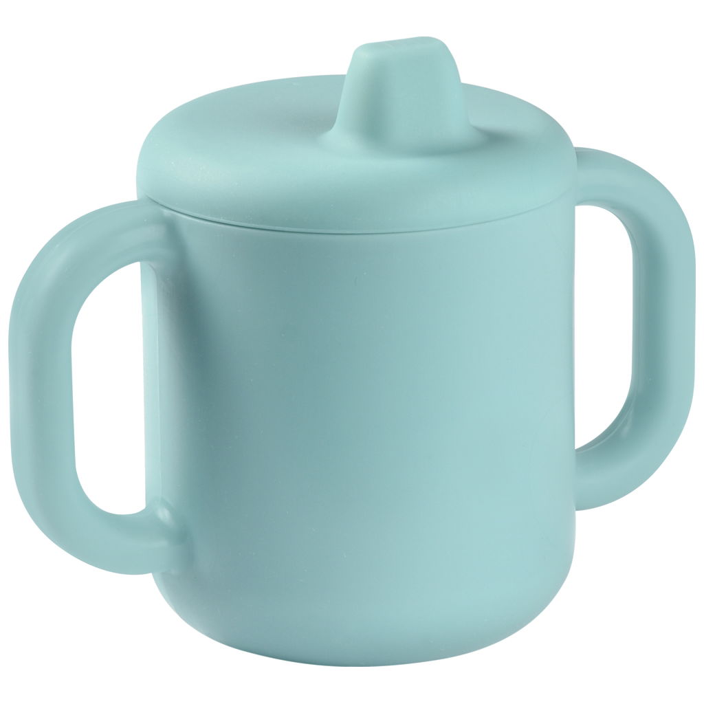 BeabaBeaba   Silikon Lerntasse blau