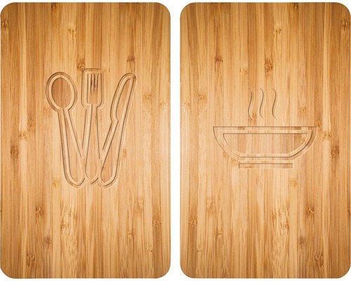 Glazen afdekborden Wenko Lunchset van 2 52 x 30 cm
