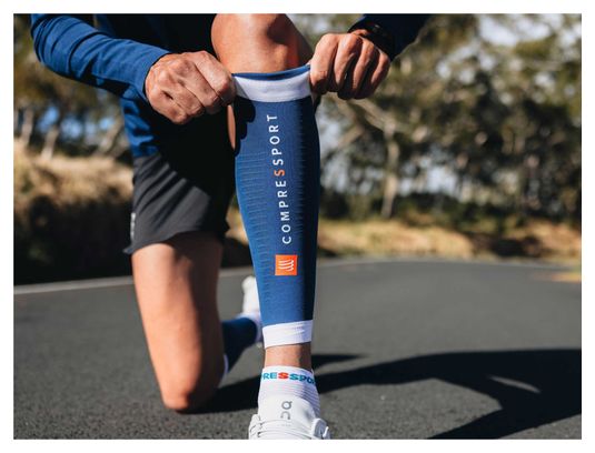Manchons de Compression Compressport R2 3.0 Estate Bleu