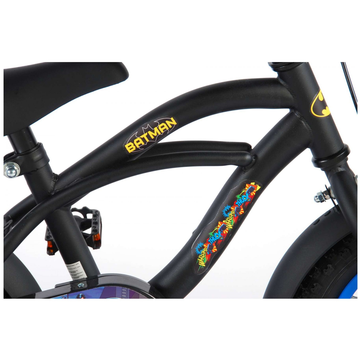 Batman Fiets - 12 inch - Zwart