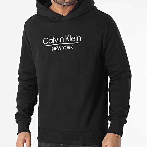 Sweat Capuche New York Logo 0747 Noir