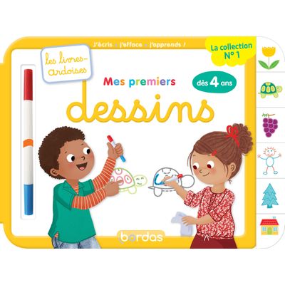 Les livres-ardoises - mes premiers dessins