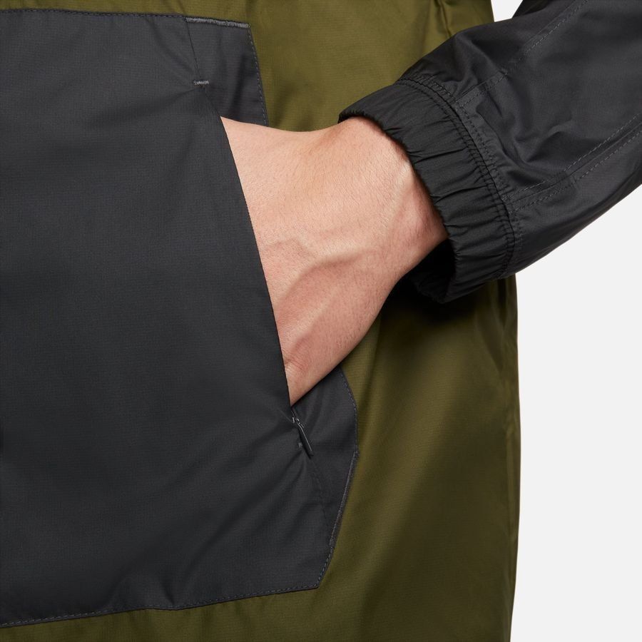 Nike Veste NSW Woven - Vert/Gris/Orange