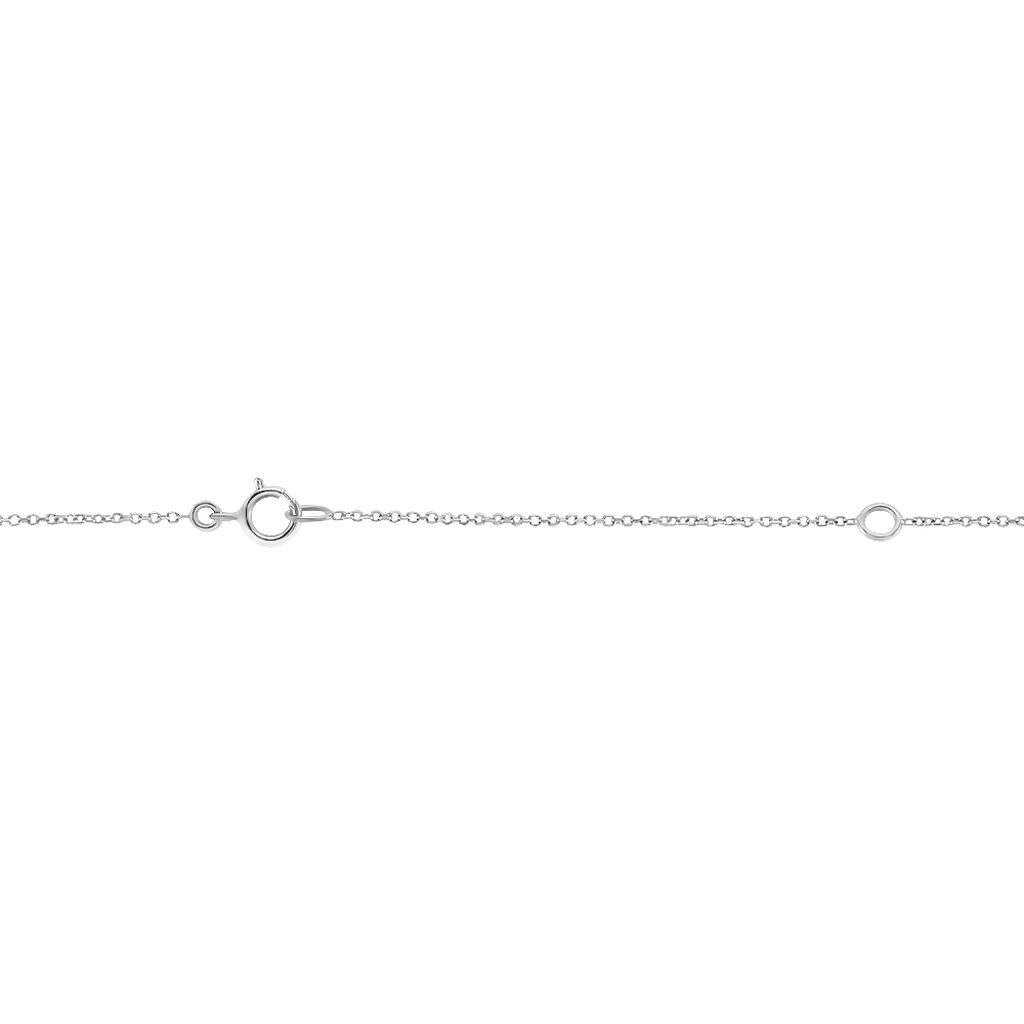 Collier Or Blanc Diamant
