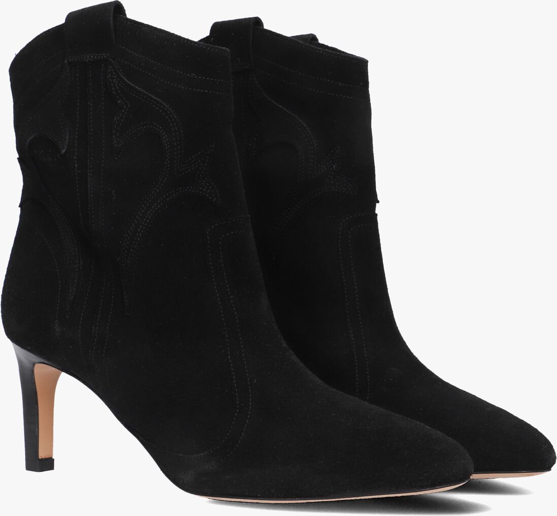 zwarte lina locchi enkellaarsjes l1299