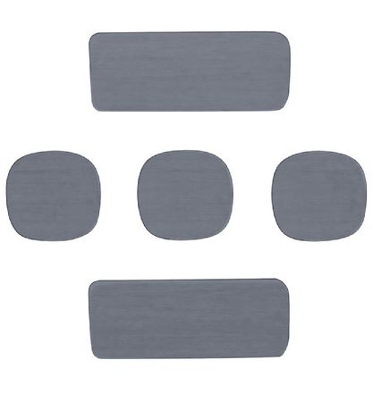 Sebra Holz Buchstaben - Symbole - Grau