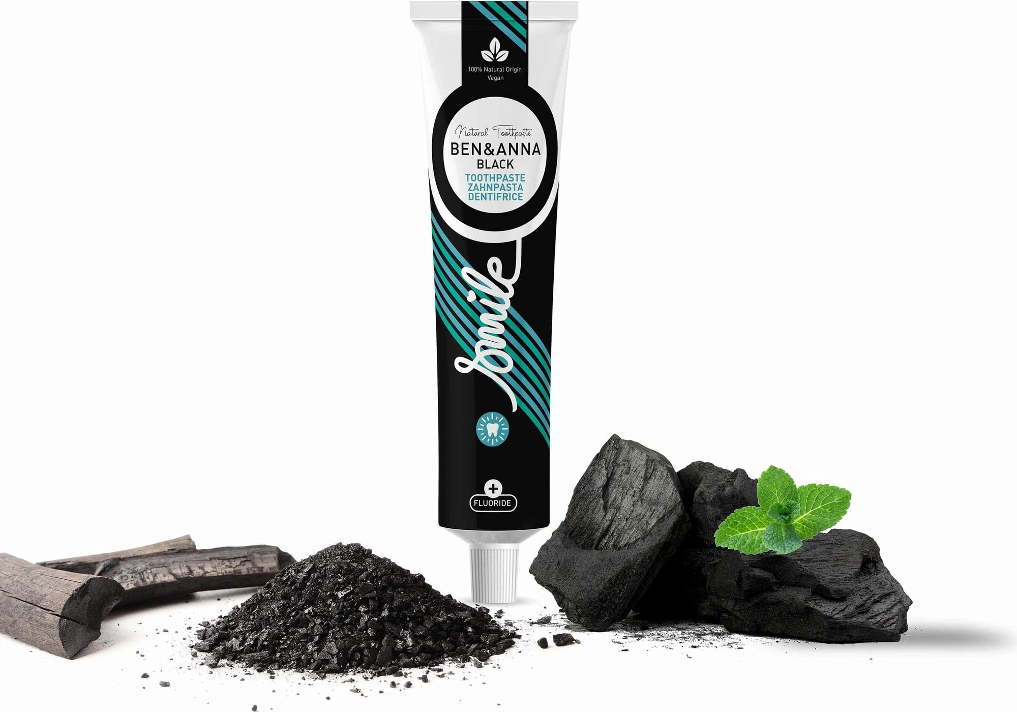 BEN & ANNA  Zahnpasta Black, 75 ml