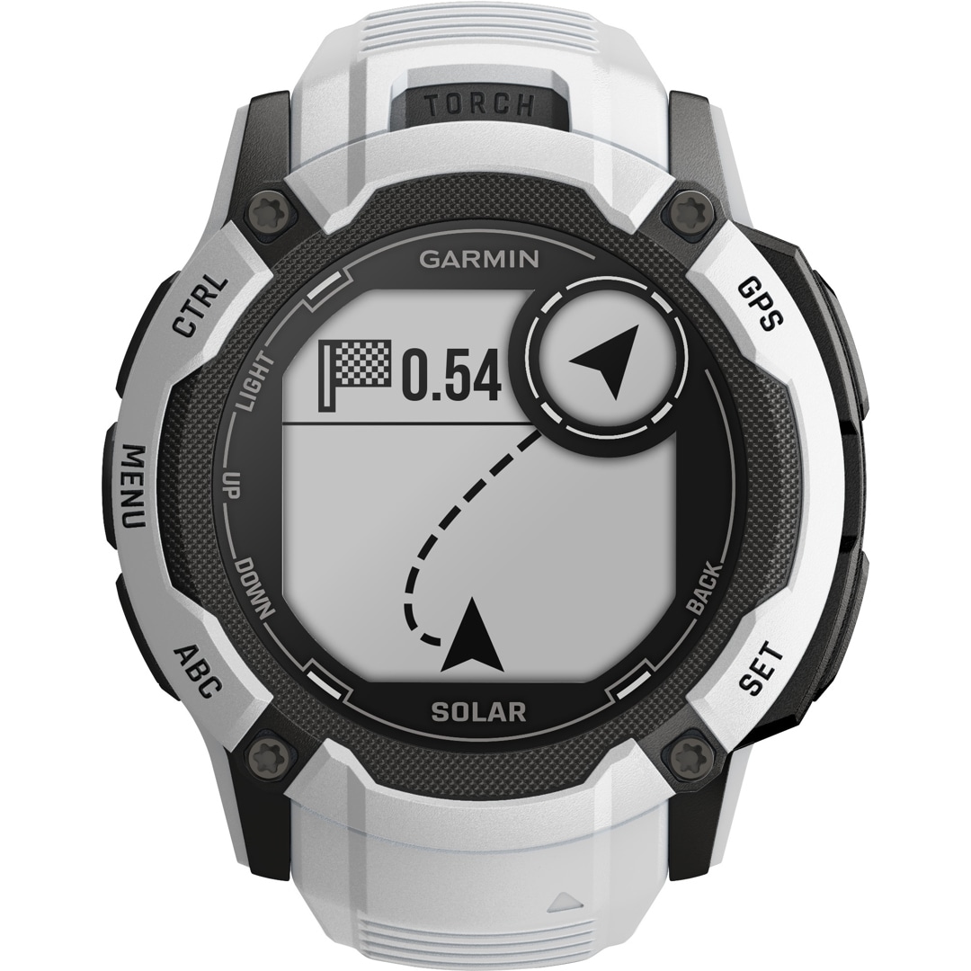 Garmin Instinct 2X Solar Steinweiss