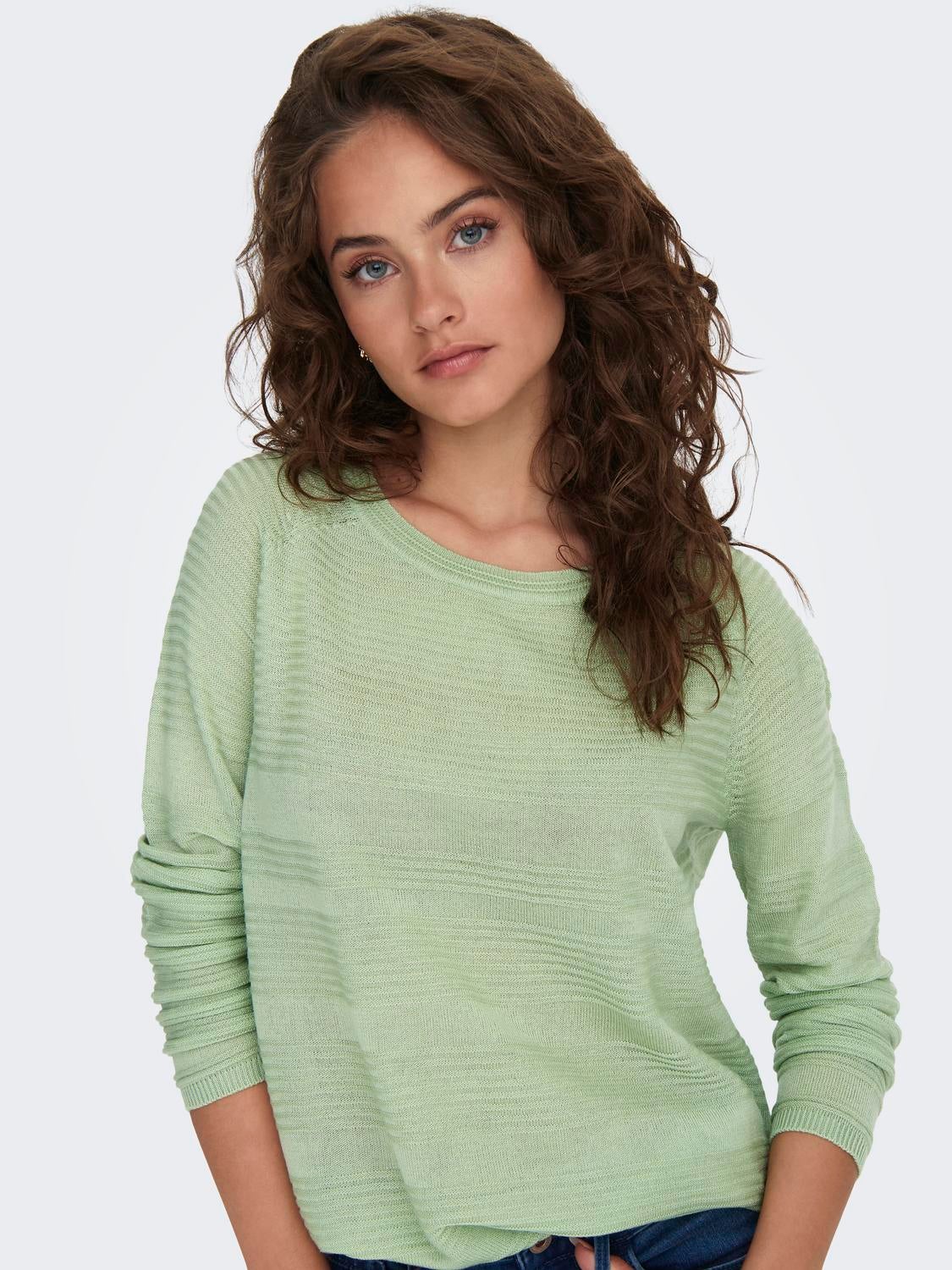 ONLCAVIAR Strickpullover Smoke Green