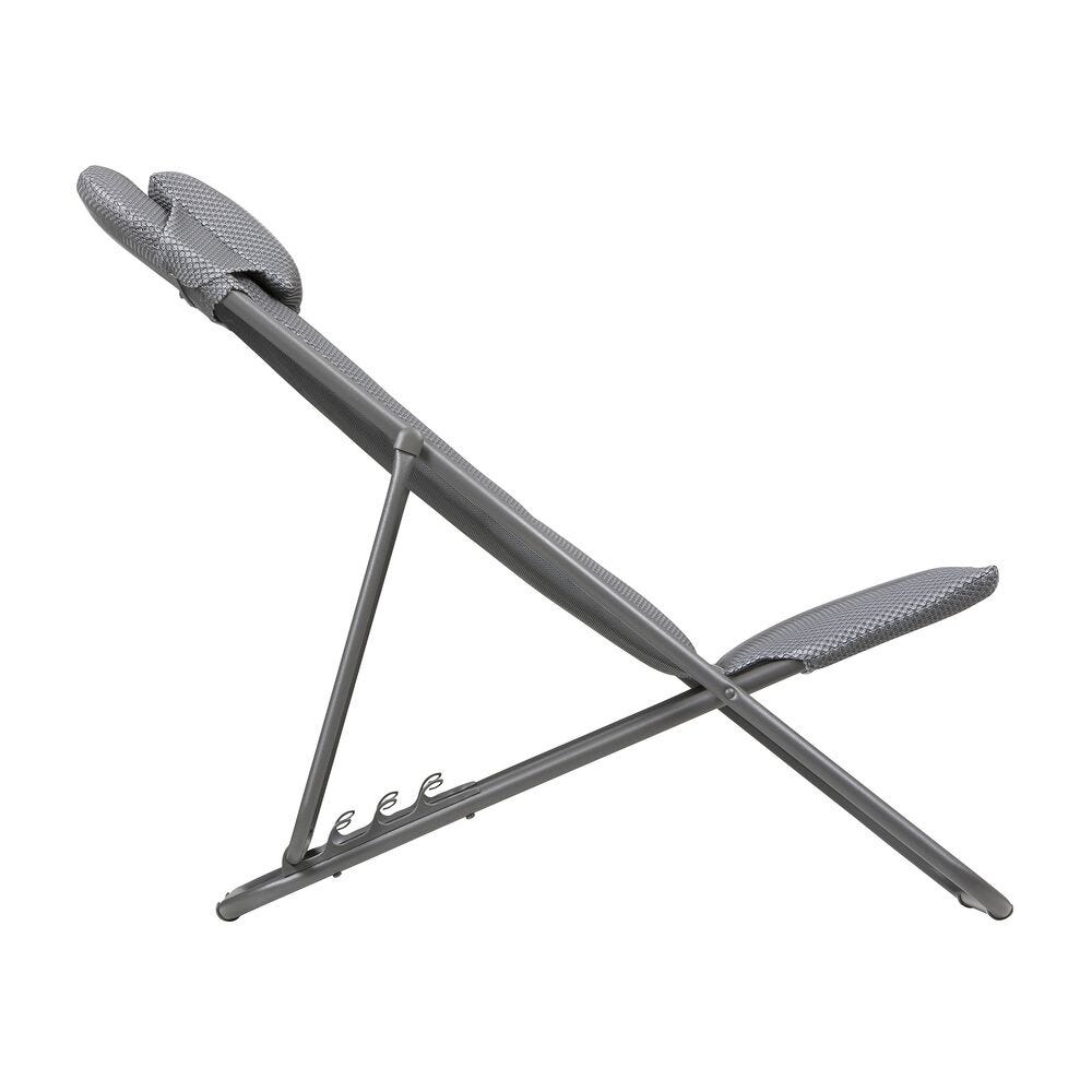 Set aus 2 klappbaren Liegestühlen Maxi Transat + BeComfort® Silver