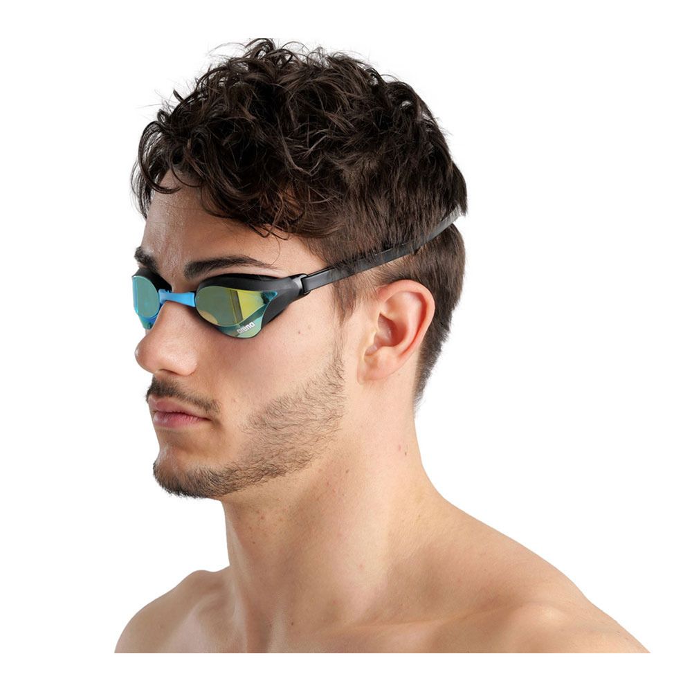 Arena COBRA CORE SWIPE MIRROR - Lunettes natation blue/white
