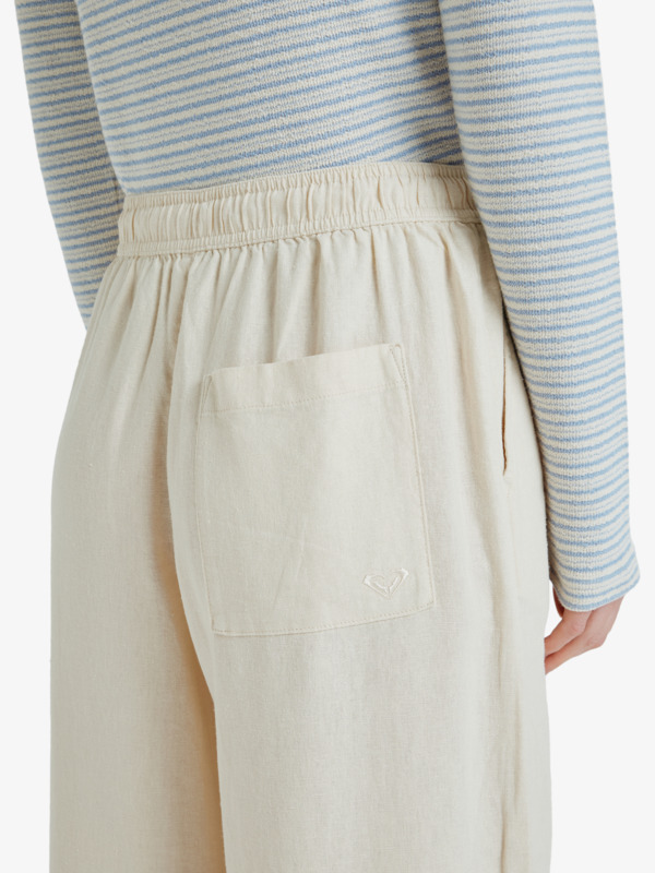 Lekeitio Break Mid Pantalon souple Beige Femme