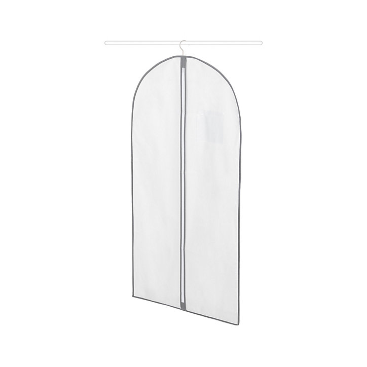 Housse de vêtement longue Compactor Neotex blanc L.108 x H. 15 x P. 45 cm