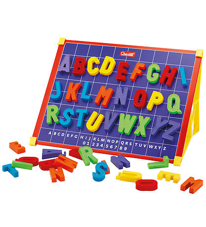 Quercetti Magnettafel - Magenta ABC - 48 Teile - 05211
