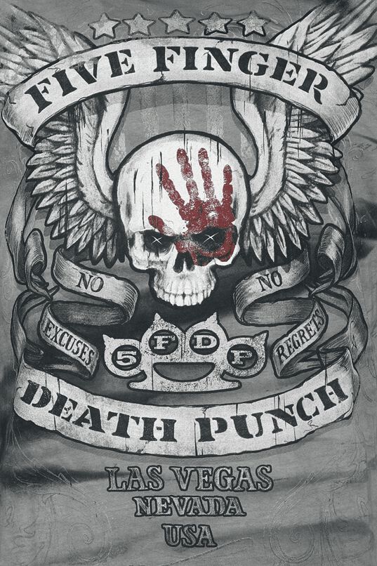 Logo | Five Finger Death Punch T-Shirt Manches courtes