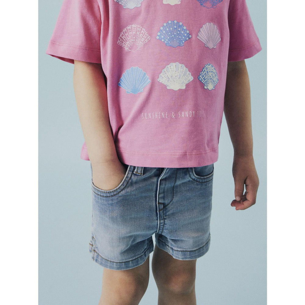 Køb Name It Light Blue Denim Nmfsalli Slim Dnm Shorts 3398-Ic Tb