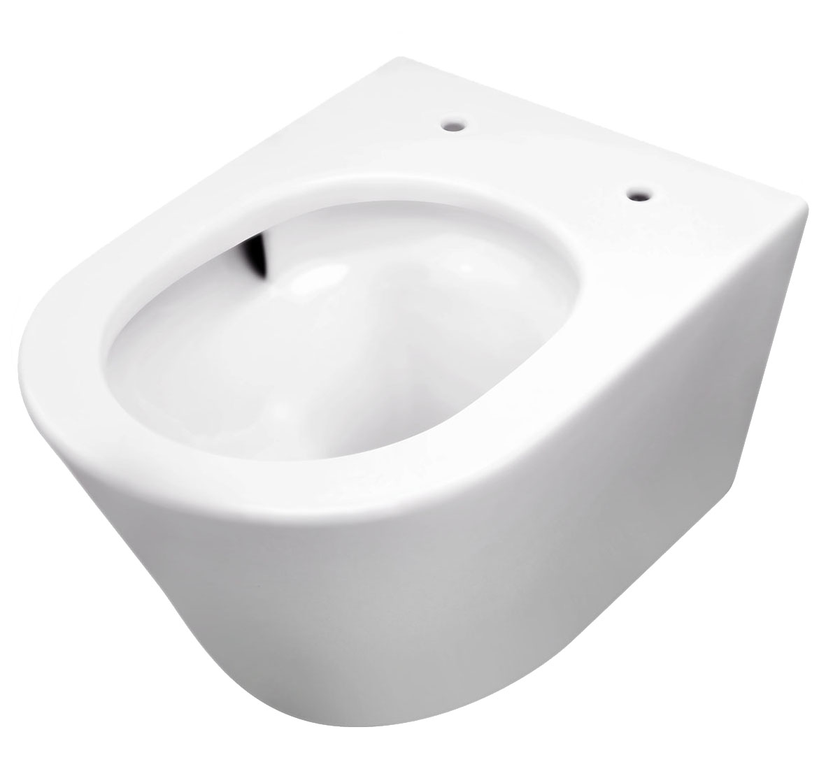 Mueller Afesta randloos Tornado Flush glans wit