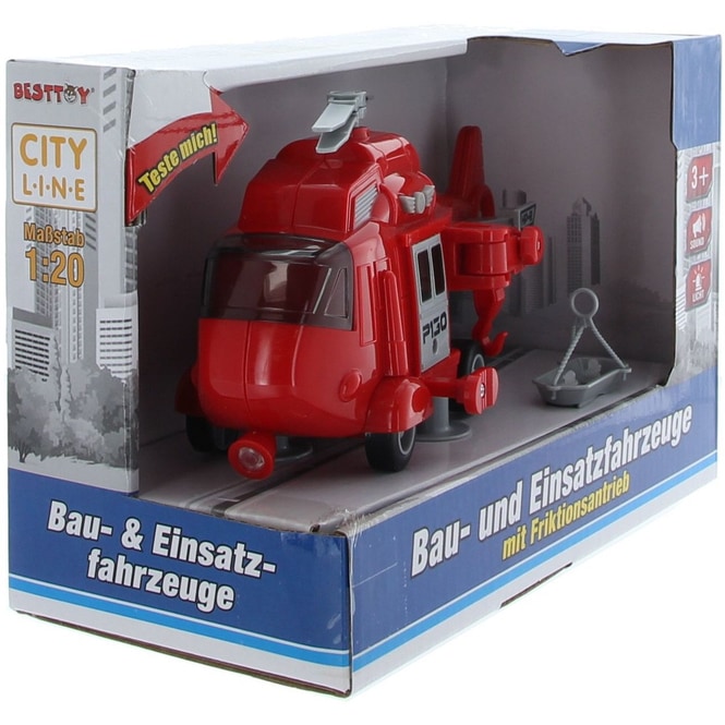 Besttoy - Bau- und Einsatzfahrzeug - Rettungshelikopter