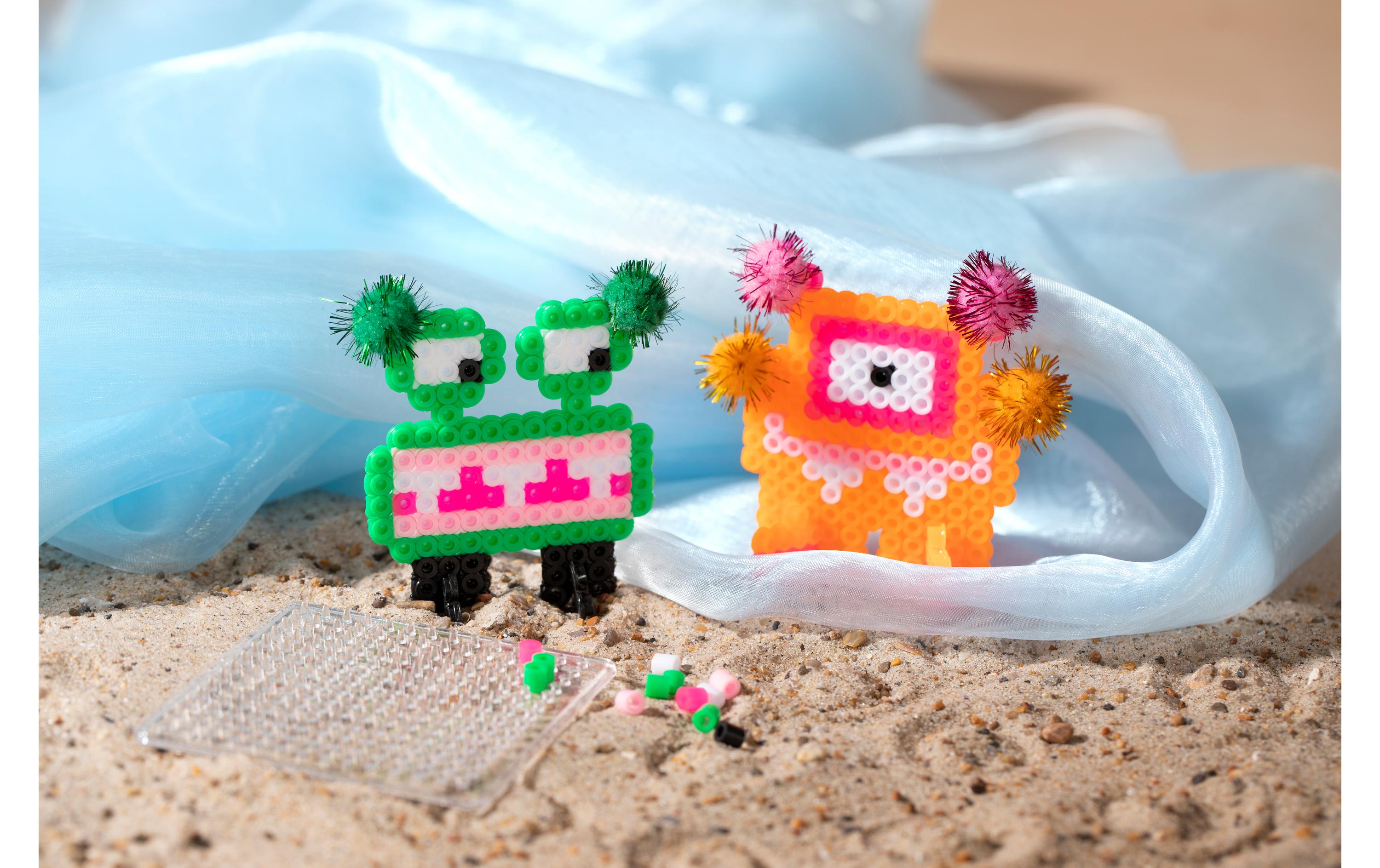 Bügelperlen-Set Monster-Collage MehrfarbigMini Kreativ Set für Kinder