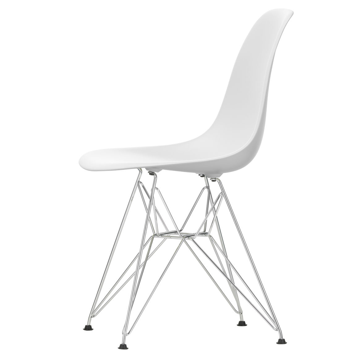 Eetkamerstoel DSR RE chroom Cotton White