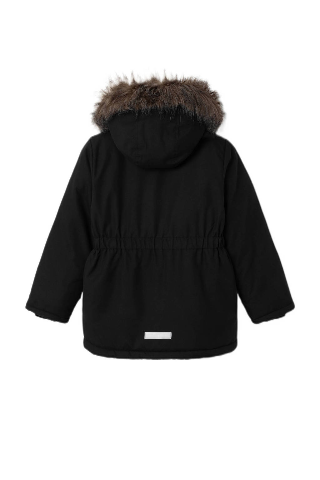 NAME IT gewatteerde winterjas NKFMASTER zwart